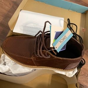 Mens Toms Navy Moc Chukka